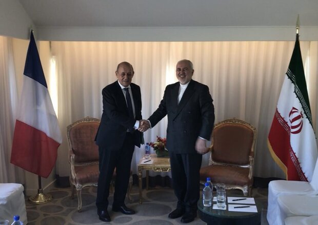 Iranian, French FMs hold 2nd meeting in New York