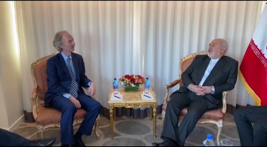 Zarif, UN official discuss latest developments in Syria