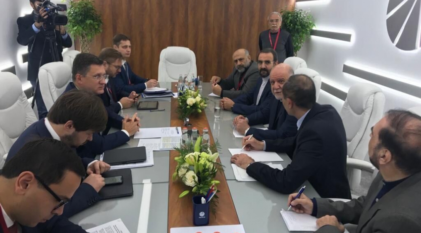 Zangeneh confers with Russian minister of energy