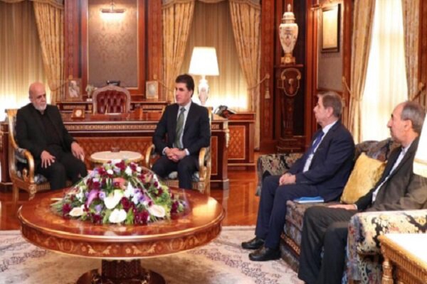 Irans ambassador to Iraq meets with KRG president in Erbil