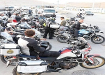 French motorcyclists enter Iran through Bazargan border