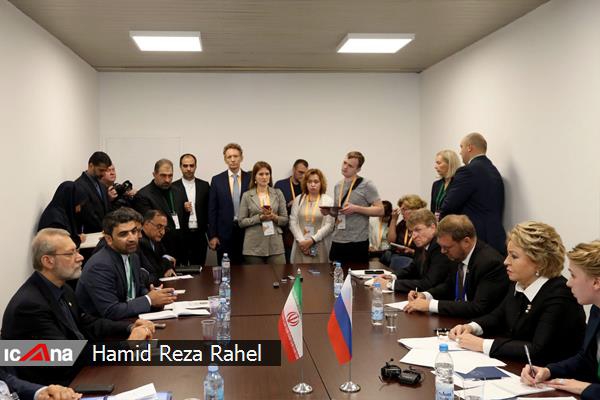 Larijani praises serious trust between Iran, Russia