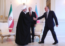 Photos: President Rouhani meets Azeri counterpart in Baku  <img src="https://cdn.theiranproject.com/images/picture_icon.png" width="16" height="16" border="0" align="top">