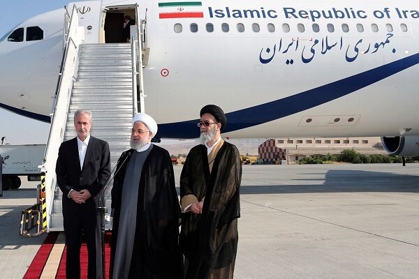 Pres. Rouhani arrives in Tabriz to inaugurate development projects