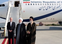 Pres. Rouhani arrives in Tabriz to inaugurate development projects