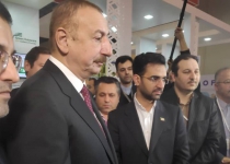 Azeri president visits Iranian companies in BakuTel