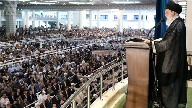 Ayatollah Khamenei starts sermon at Tehran Friday prayers