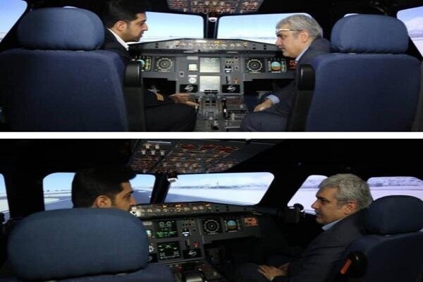 Iran unveils Airbus 320 flight simulator