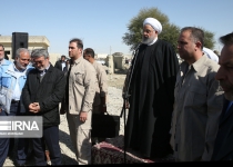 Photos: President Rouhani visits flood-hit province of Iran  <img src="https://cdn.theiranproject.com/images/picture_icon.png" width="16" height="16" border="0" align="top">