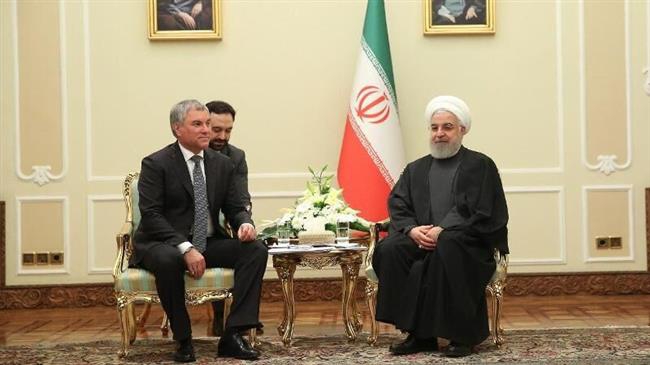 Iran-Russia ties advancing against US will: President Rouhani