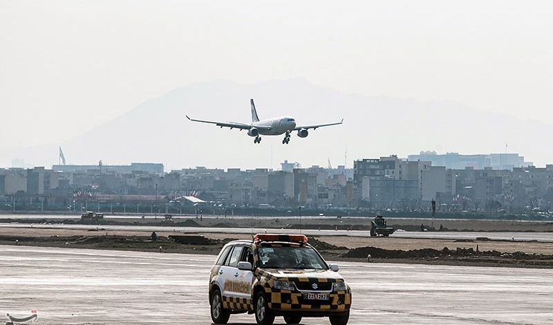 Plane skids off taxiway at Iranian airport, nobody hurt