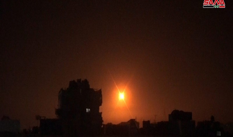 Syria Air Force repels Israeli missile strike near Damascus