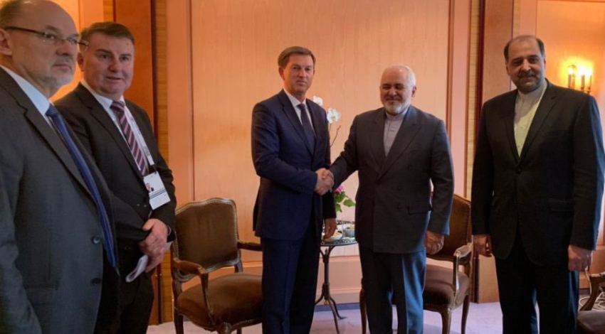Iranian FM meets with Slovenian counterpart