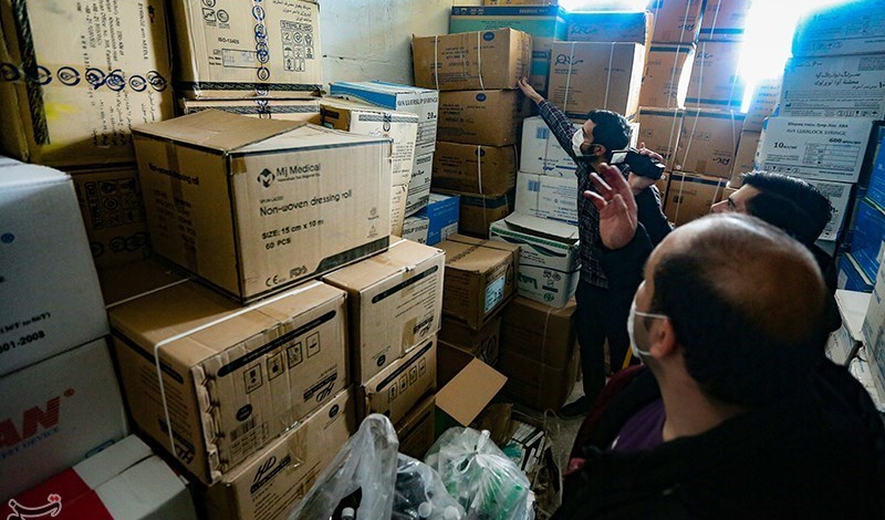 IRGC intelligence seizes hoards of medical goods in northeast Iran