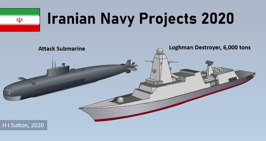 Iranian Navy building new submarines and a 6,000-ton destroyer