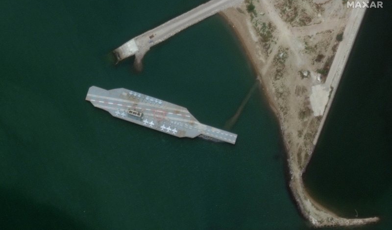 Amid US tension, Iran builds fake aircraft carrier to attack