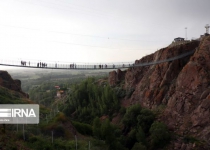 Photos: Full-glass suspension bridge opened to visitors in NW Iran  <img src="https://cdn.theiranproject.com/images/picture_icon.png" width="16" height="16" border="0" align="top">