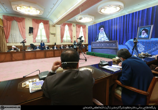 Judiciary officials meet with Leader on National Judiciary Week occasion