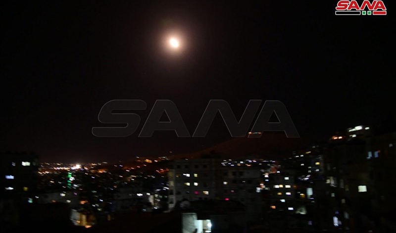 Syrias Air Force intercepts Israeli missiles over Damascus