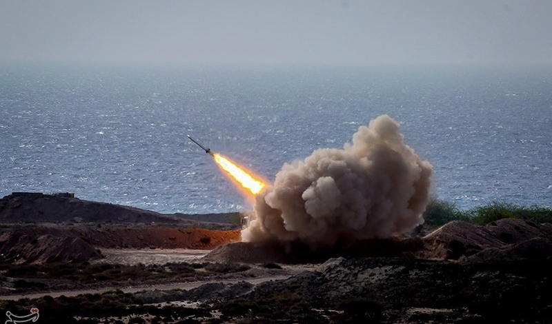 IRGC fires underground ballistic missiles in war game