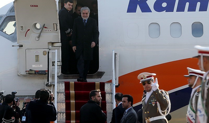 Abdullah Abdullah of Afghanistan arrives in Iran for talks