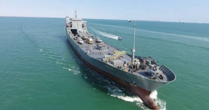 Ocean-going, aircraft carrier warship joins IRGC Navy