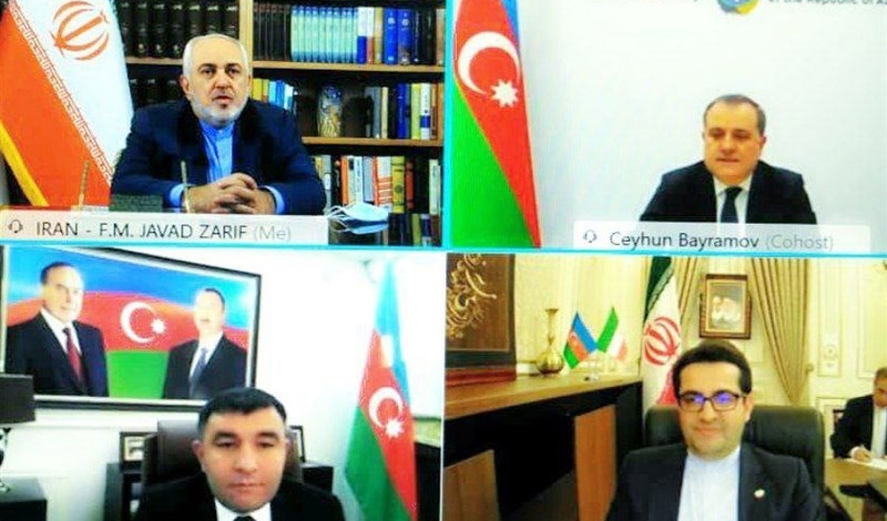 Iranian, Azerbaijani FMs discuss ties, post-war situation