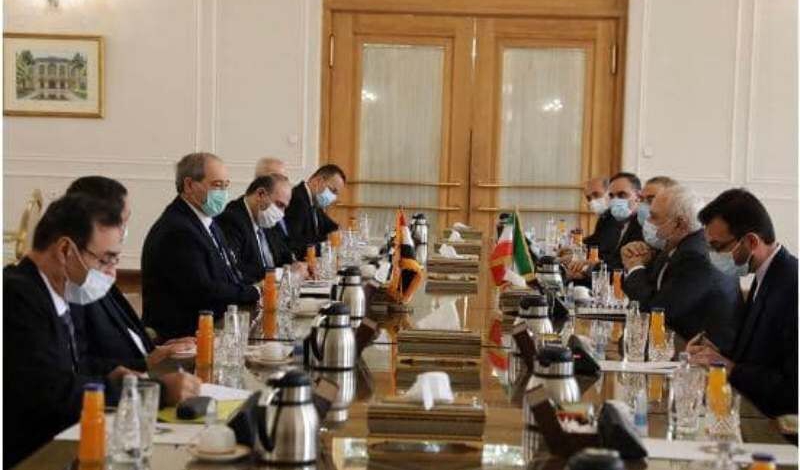 Iran FM Zarif hold talks with Syrian counterpart in Tehran