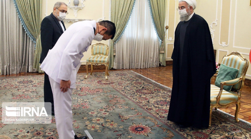 Irans Pres. Rouhani receives credentials of seven new envoys
