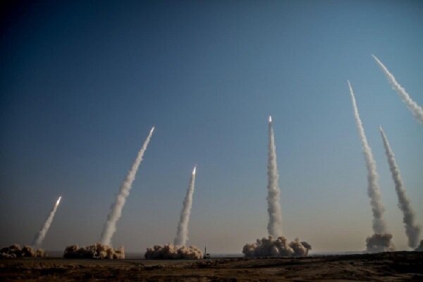 Irans IRGC starts military drills by firing multiple guided ballistic missiles