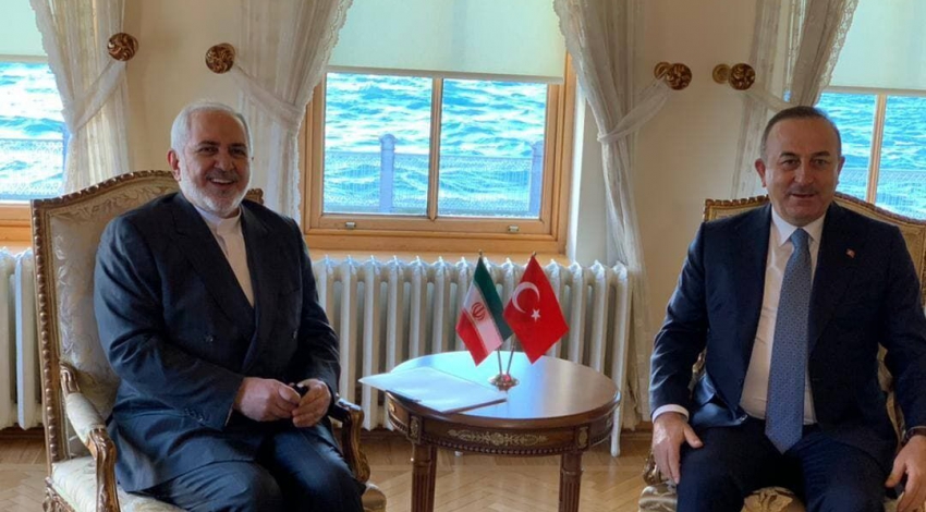 Iranian FM Zarif meets his Turkish counterpart