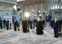 Pres. Rouhani, cabinet pay tribute to late Imam Khomeini