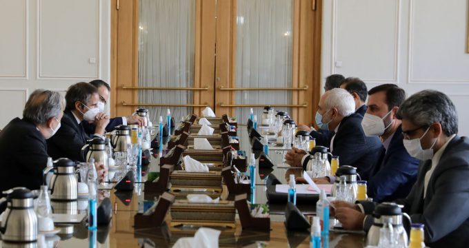 IAEA chief meets with FM Zarif in Tehran