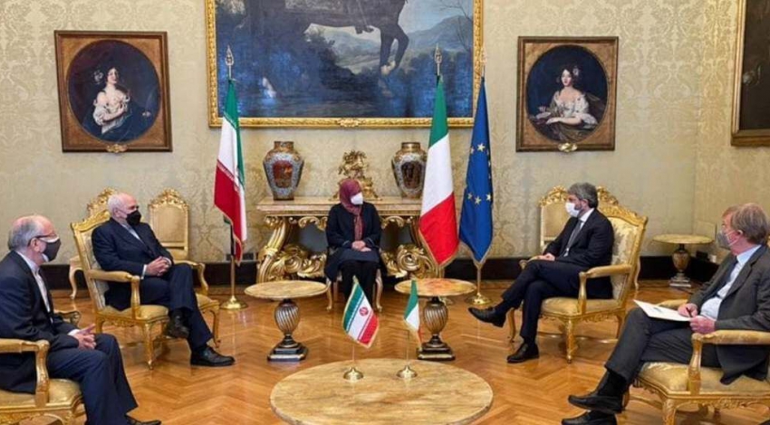 Irans FM Zarif, Italian parliament speaker discuss bilateral ties