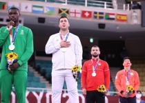 Karateka Ganjzadeh wins 3rd gold for Iran in Olympics