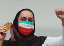 Two-time Iranian gold medalist bags her third in Tokyo