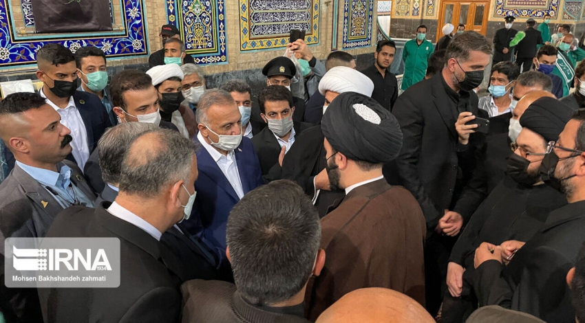 Iraqi PM visits Imam Reza Holy Shrine