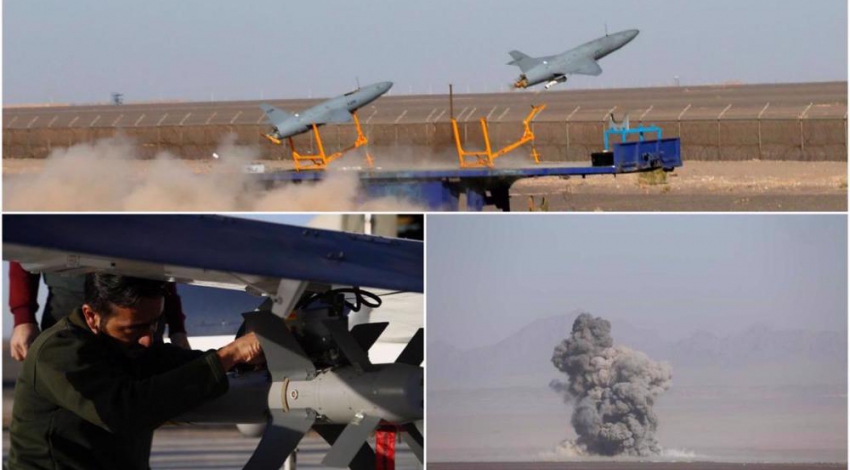 Homegrown Yasin-90 missile hits targets during nationwide aerial drills