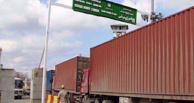 Iranian exports through Turkmen border crossing jump 3-fold: Official