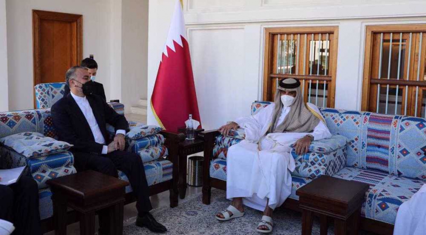 Iranian FM tells Qatari Emir: Tehran ready to bolster interactions with regional states