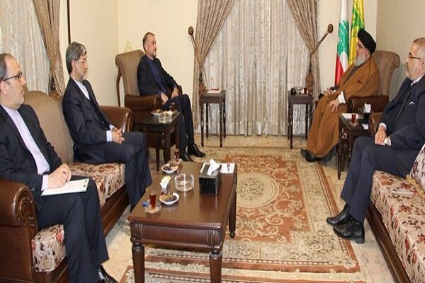 Amir-Abdollahian holding talks with Hezbollah chief in Beirut