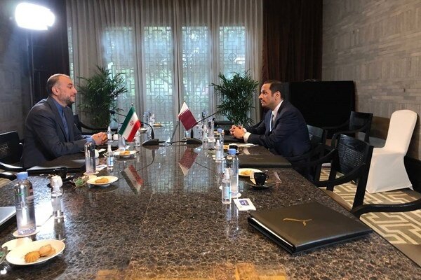 Iranian, Qatari FMs discuss bilateral ties, Vienna talks