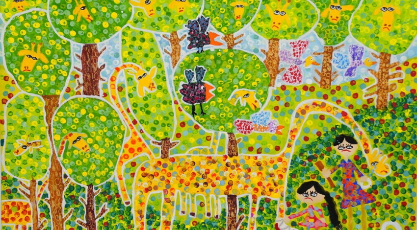 Irans Selen Arami wins Planet Earth Grand Prix at Kao childrens painting contest