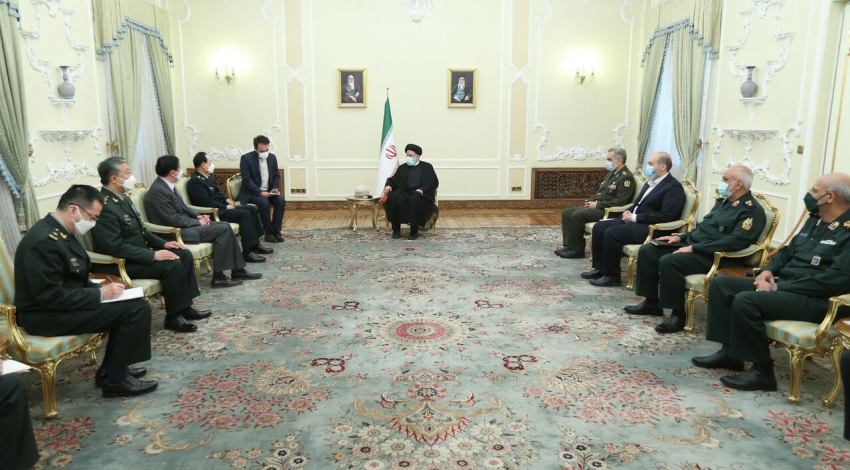Iran president stresses strategic relations with China