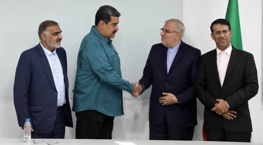 Irans Oil Minister meets Venezuelas President