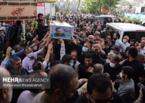Iranians hold funeral for IRGC member assassinated in Tehran