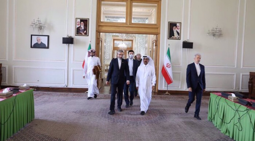 Iranian, Qatari FMs discuss JCPOA on phone