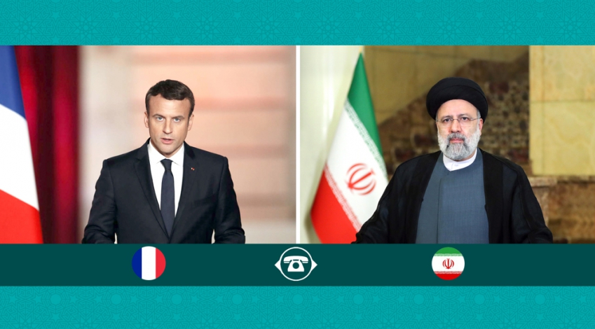 US anti-Iran sanctions detrimental to global economy, Europe: Raisi tells Macron