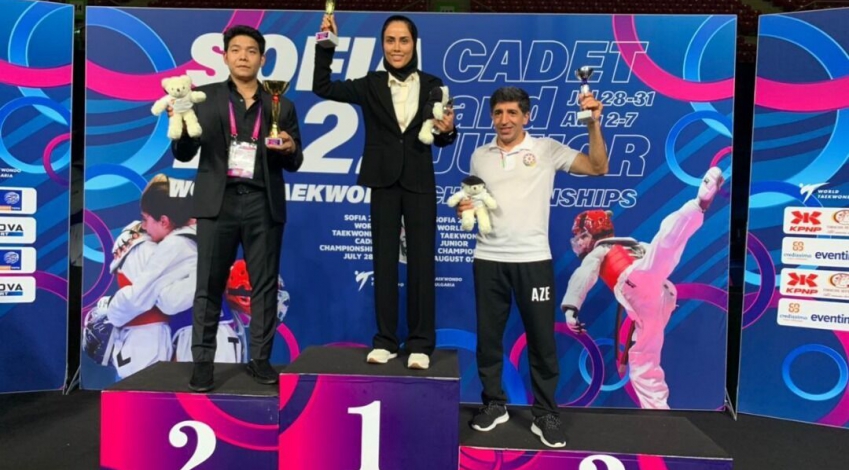 Female Iranian crowned worlds best taekwondo coach