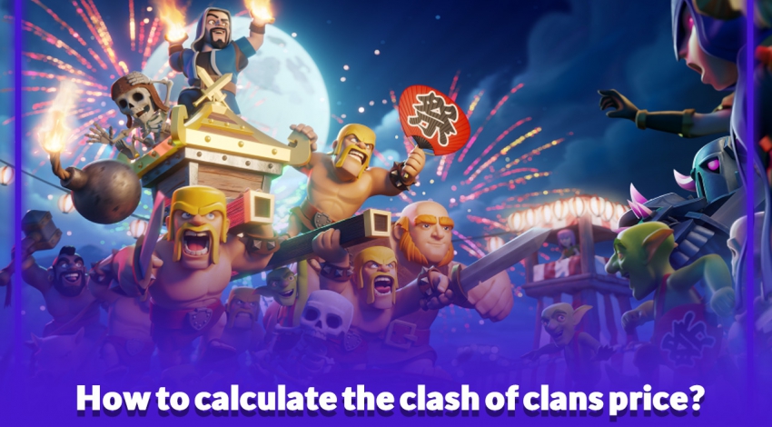 How much is the clash of clans account worth?
